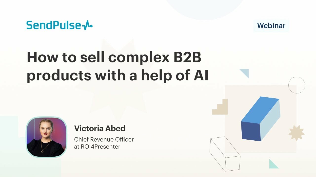 How to sell complex B2B products with a help of AI