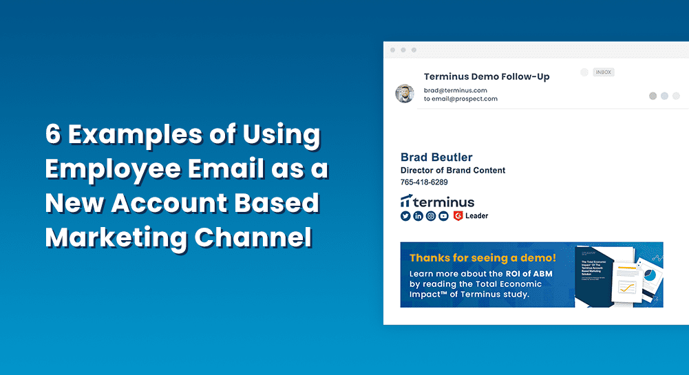 How to Use Employee Email as a New Account Based Marketing Channel