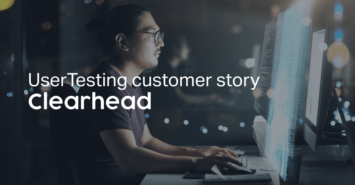 Clearhead + UserTesting