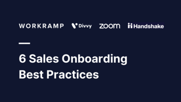 6 Sales Onboarding Best Practices