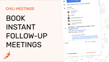 Book Instant Follow-Up Meetings in Google Calendar