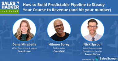 How to Build Predictable Pipeline to Steady Your Course to Revenue (and hit your number)
