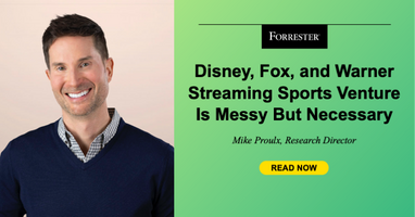 Disney, Fox, And Warner Streaming Sports Venture Is Messy But Necessary