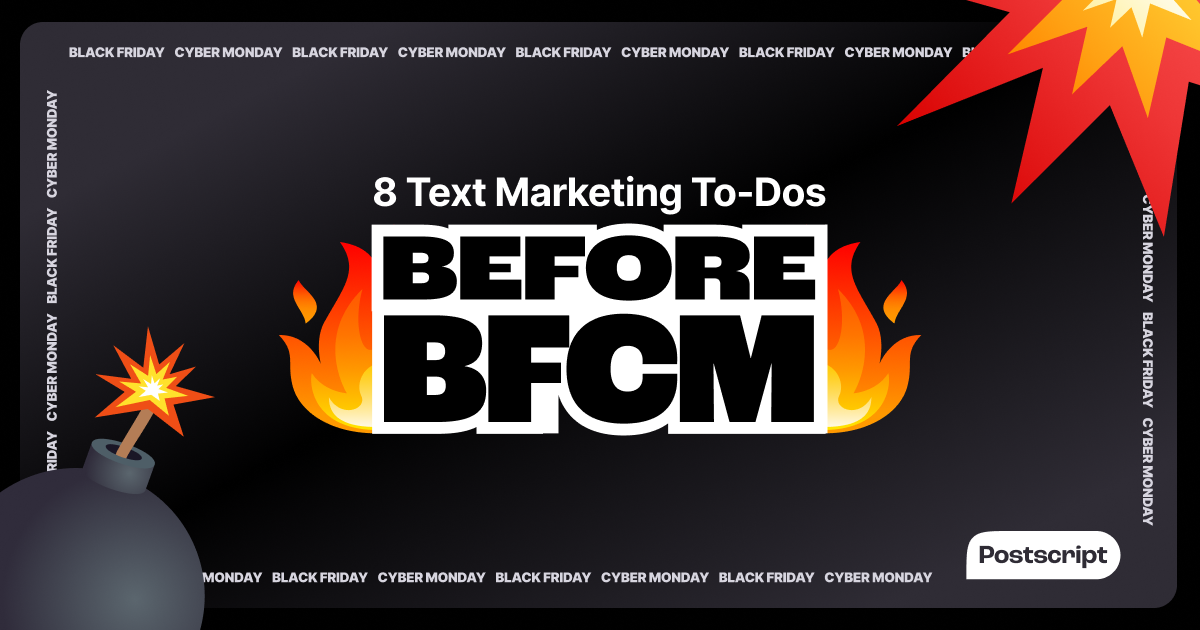 SMS Holiday Checklist: Top 8 Text Marketing To-Dos Before BFCM