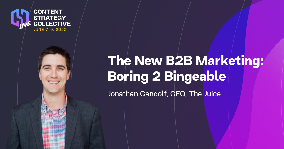 Jonathan Gandolf - Boring 2 Bingeable at CSC Live 2022