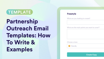 Partnership Outreach Email Templates: How To Write & Examples