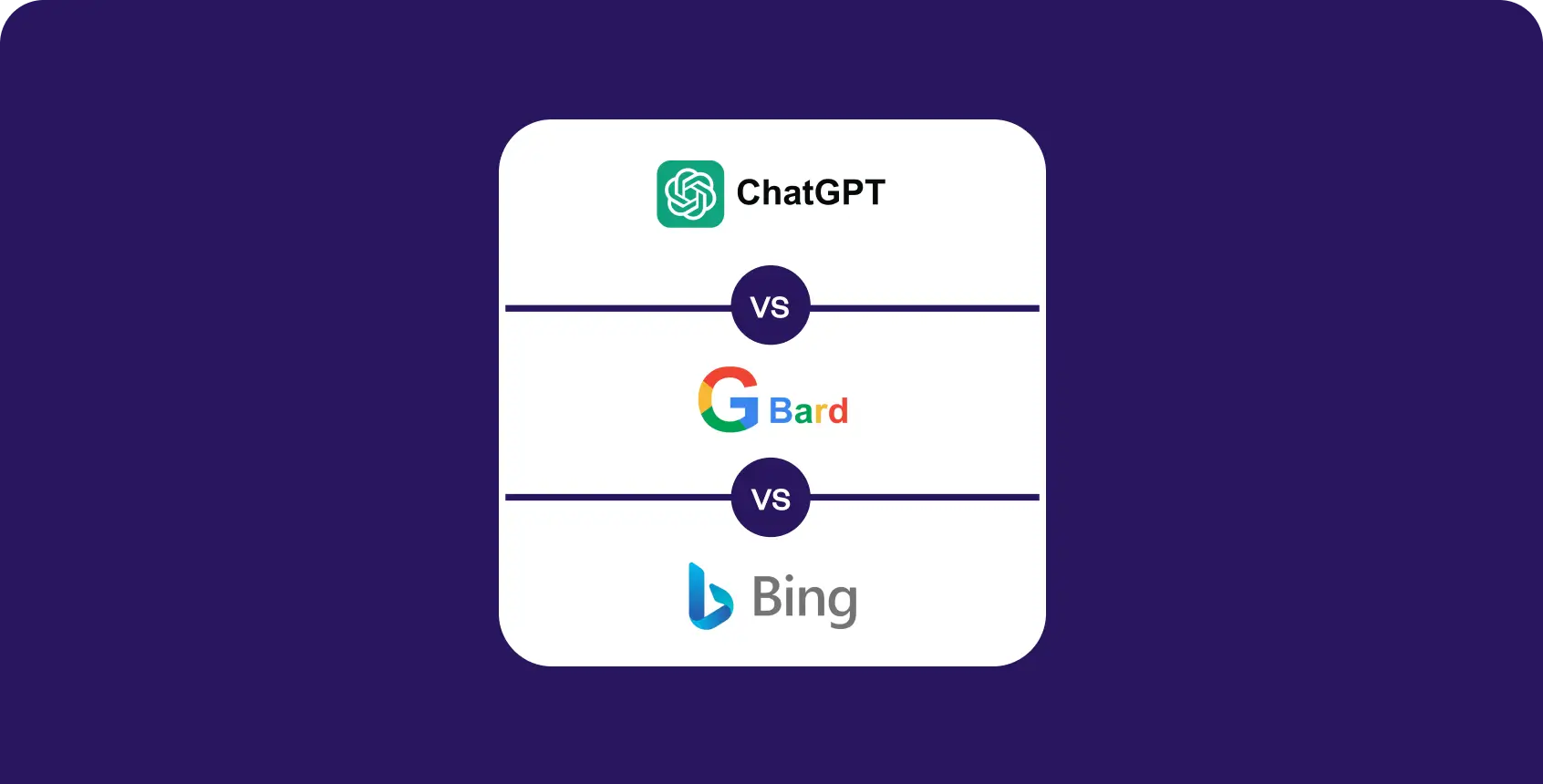 ChatGPT Vs. Bard Vs. Bing Chat: What are the differences?