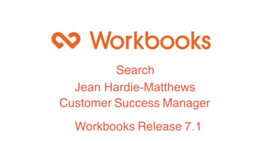 Workbooks Release 7.1 - Search Feature