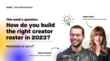 How to build the right creator roster in 2023