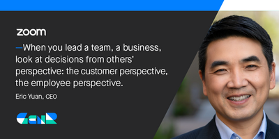 Operationalizing for Scalability: Zoom CEO Eric Yuan 