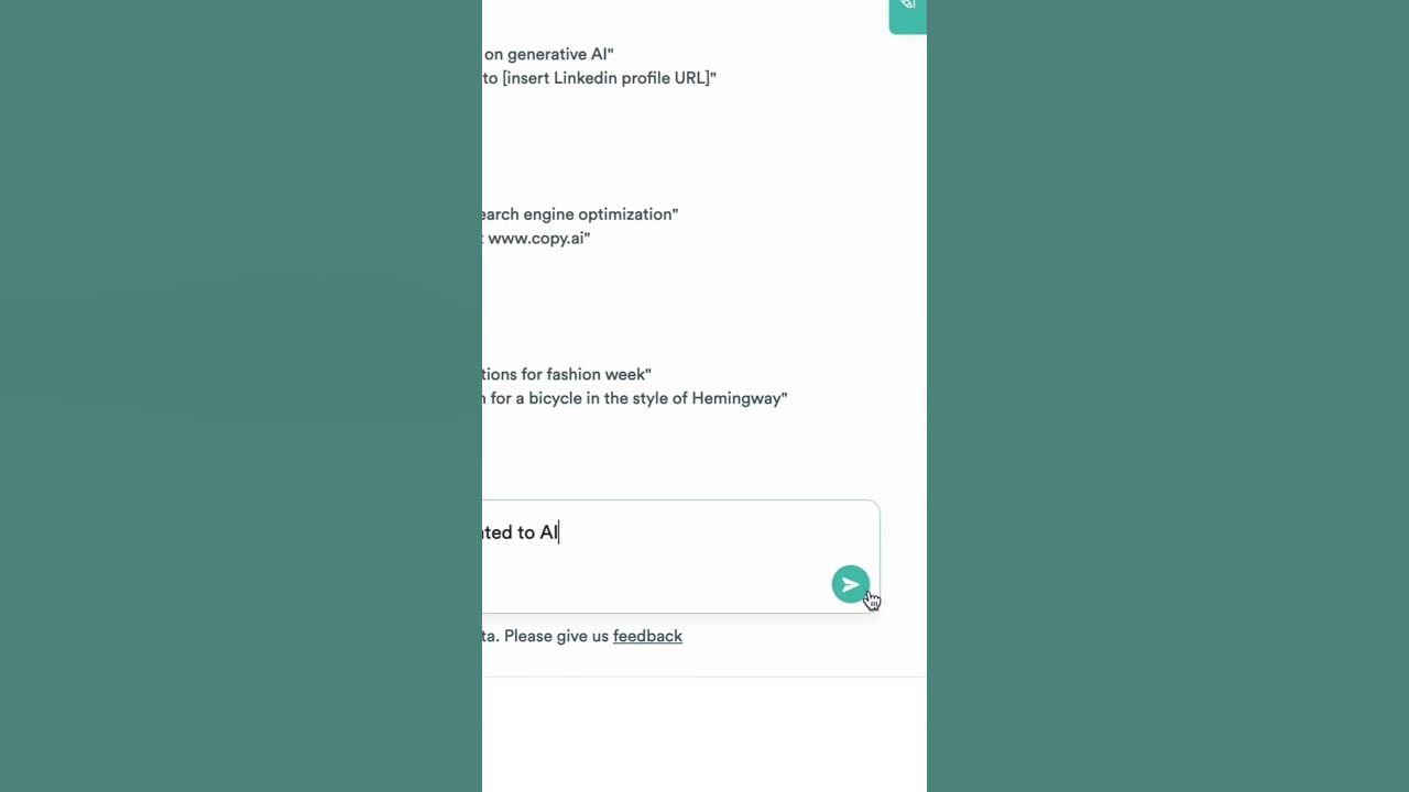 Hashtag research with Copy.ai