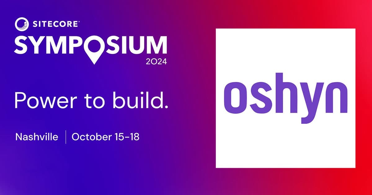 Join Us at Sitecore Symposium 2024