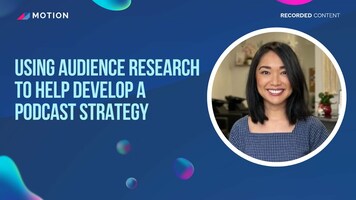 Using audience research to help develop a podcast strategy with Amanda Natividad