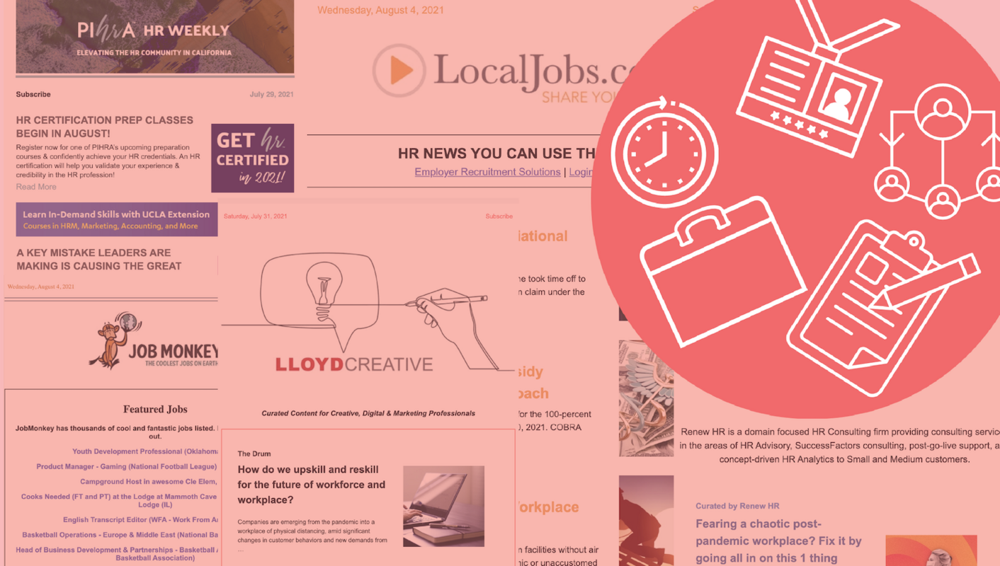 Human Resources and Staffing Newsletters sent by rasa.io Customers