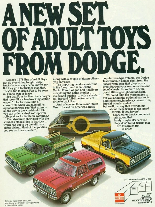 Vintage Dodge with memorable headline - Swipe File