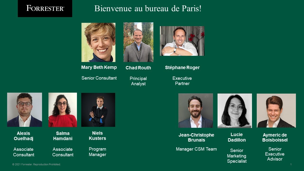 Forrester Renforce Ses Équipes En France