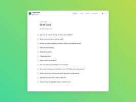 Draft 1to1 template (12 topics and ideas) | Spinach