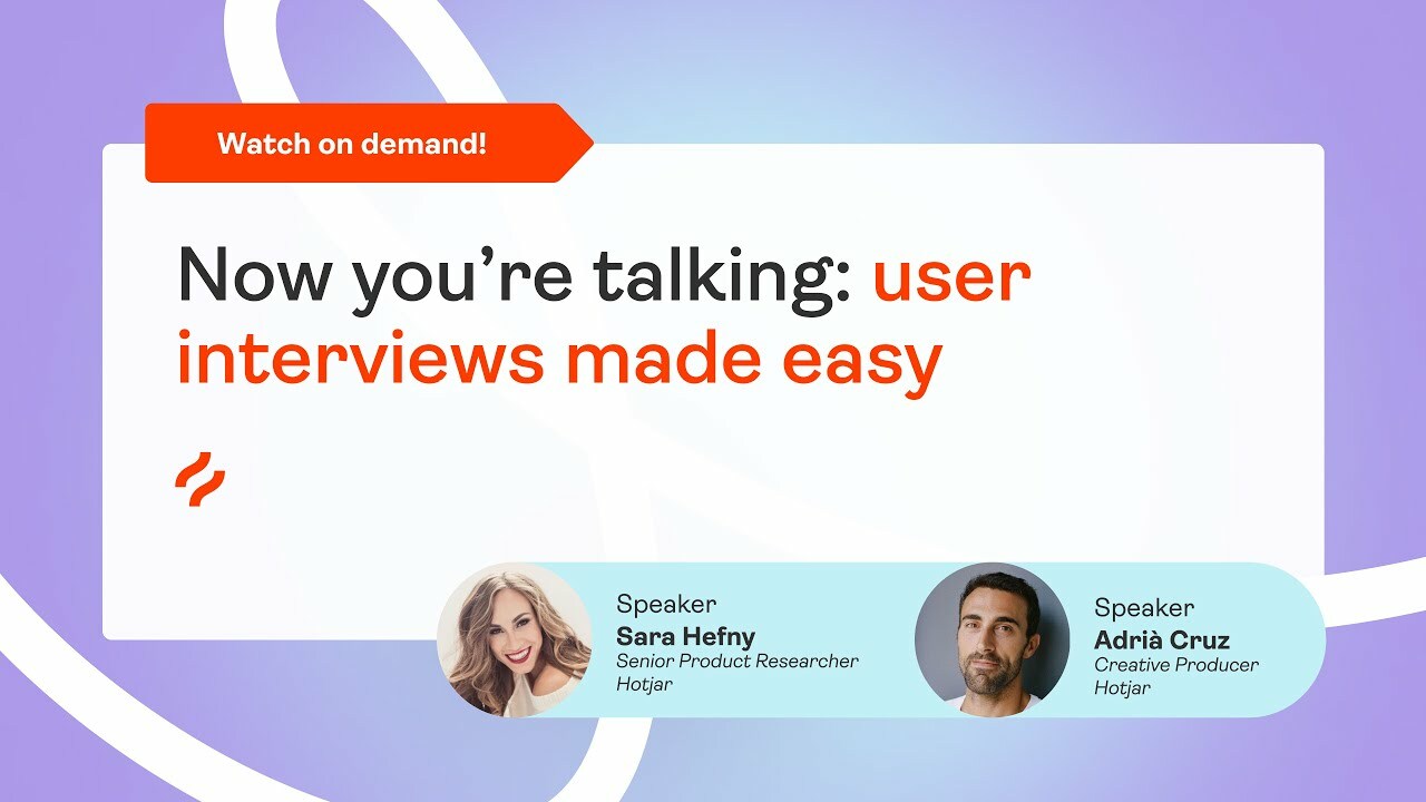 Now you're talking: user interviews made easy