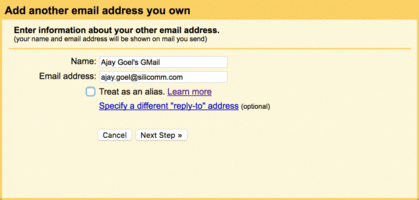 How to send a mail merge in Gmail from a non-Gmail address