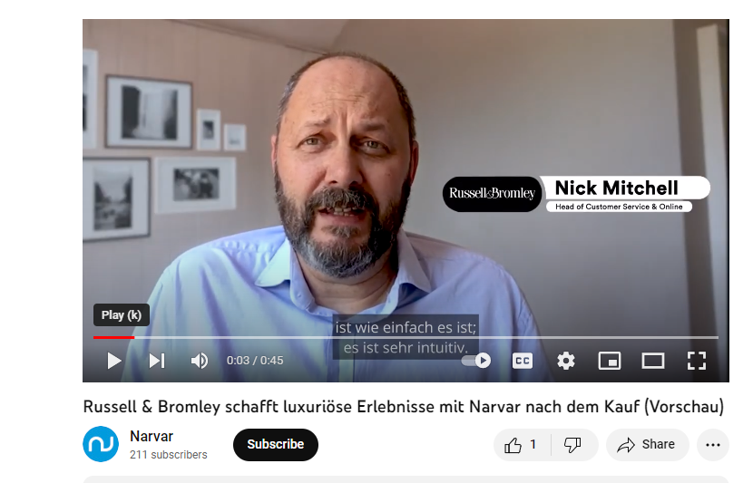 Russell & Bromley schafft luxuriöse Erlebnisse mit Narvar nach dem Kauf (Vorschau)