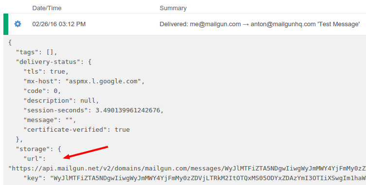 How To View Your Messages with Mailgun API