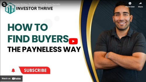 Real Estate Riches: Payneless Cash Buyers secrets