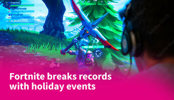 Fortnite breaks records with holiday events