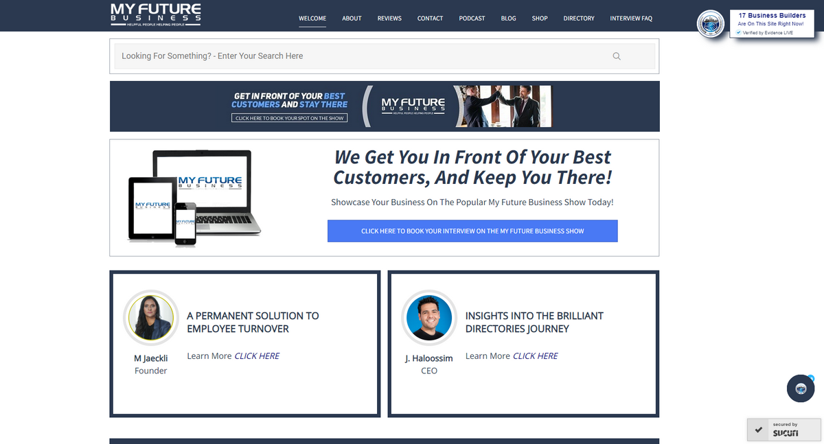 My Future Business' Story : How My Future Business increased its guest interview booking and sales revenue using Platformly