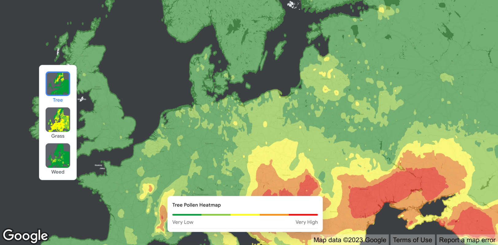 Announcing the Pollen API: Providing actionable info about airborne pollen levels worldwide