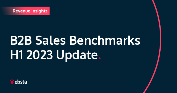 B2B Sales Benchmarks: 2023 H1 Update