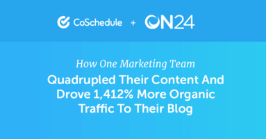 ON24 Case Study | CoSchedule Customer Stories