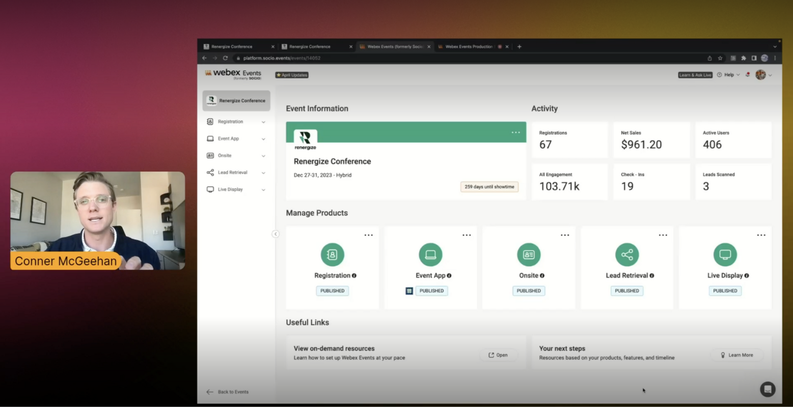From paint points to solutions: how Webex Events delivers an amazing attendee experience 