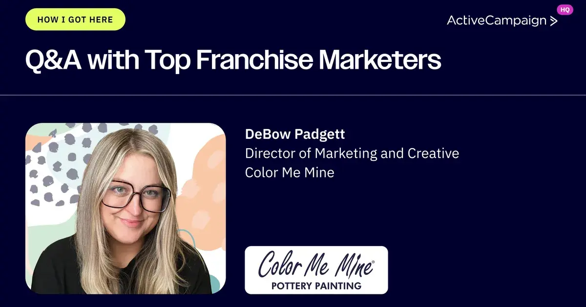 How Color Me Mine Franchisees Only Spend 15 Mins on Social Each Quarter