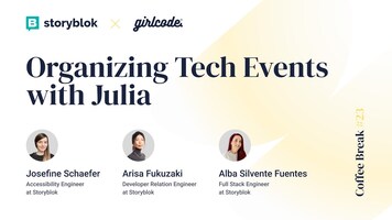 How to Organize Tech Events with Julia Heidinger