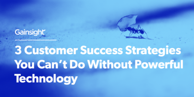 3 Customer Success Strategies You Can't Do Without Powerful Technology | Customer Success and Product Experience Software | Gainsight