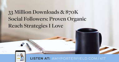 #417: 33 Million Downloads & 870K Social Followers: Proven Organic Reach Strategies I Love 