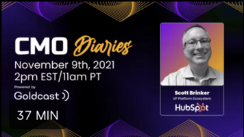 Goldcast CMO Diaries - Scott Brinker from HubSpot