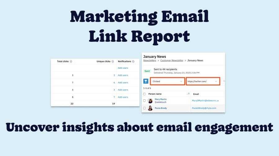 Dive Into Email Engagement With the Link Report