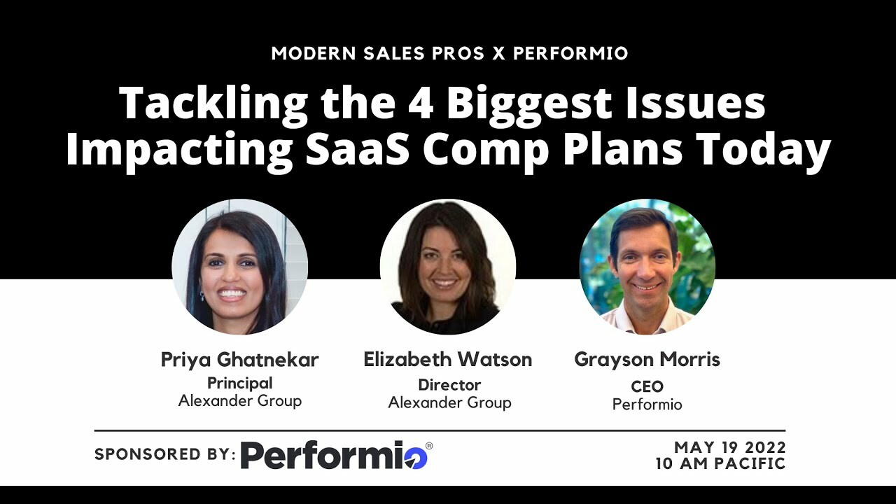 Tackling the 4 Biggest Issues Impacting SaaS Comp Plans Today