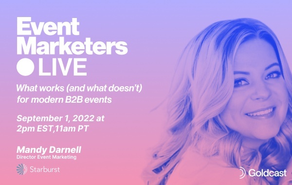 Event Marketers Live With Mandy Darnell