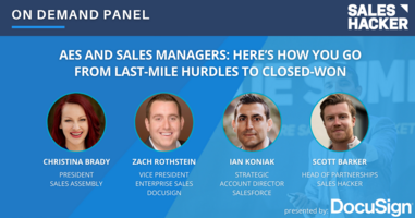 AEs and Sales Managers: Here's How You Go From Last-Mile Hurdles to Closed-Won
