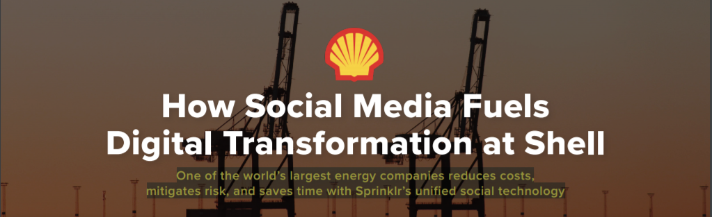 How Social Media Fuels Digital Transformation at Shell 