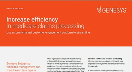 Increase Efficiency in Medicare Claims Processing