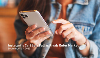 Instacart's Cart Less Full as Rivals Enter Market
