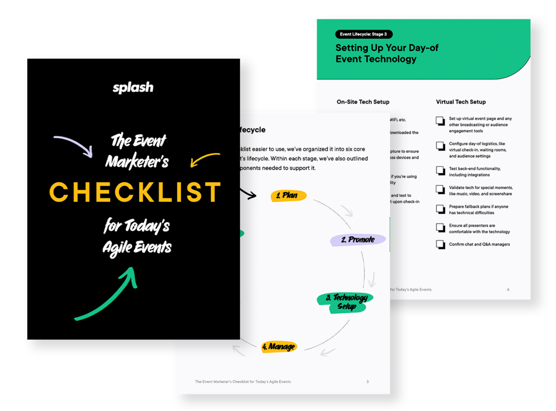 The Event Marketer's Checklist for Today's Agile Events