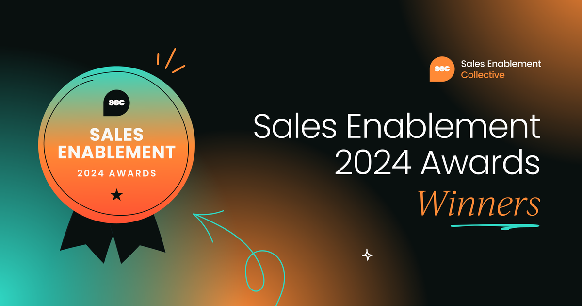 Sales Enablement Collective Awards 2024: Your winners