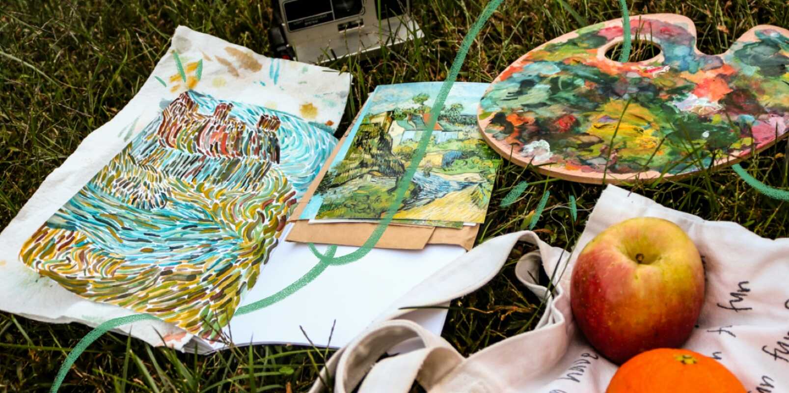 How artist Jaime Barks spends weeks in the backcountry-and still runs her business