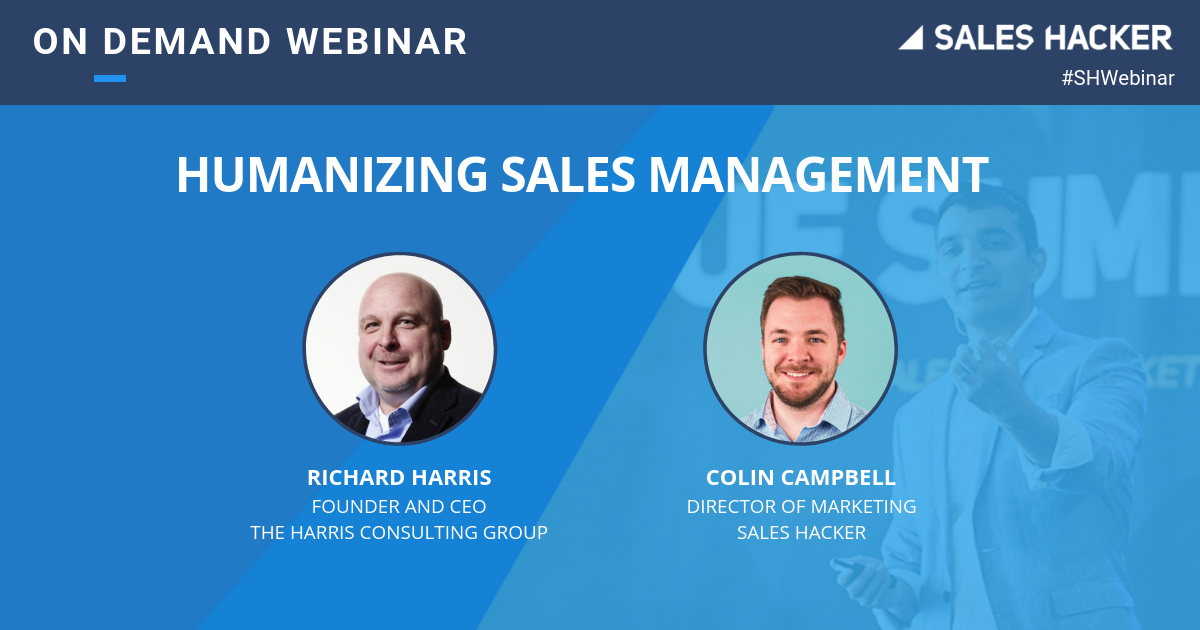 Humanizing Sales Management