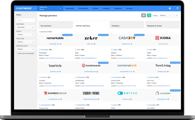 Stand Out and Connect to More Brands with Partnerize