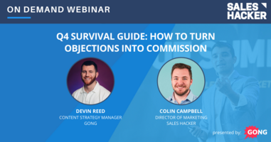 Q4 Survival Guide: How to Turn Objections into Commission